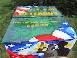Wrapping of the Storage Boxes at Veterans Park, August 15, 2025