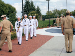 Navy Promotion Ceremony at Veterans Park