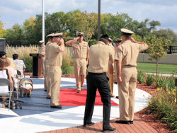 Navy Promotion Ceremony at Veterans Park