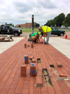 49 new pavers were installed in Veterans Park Monday, July 23. That makes for a total of 1258 pavers to date in the Park to honor our nations veterans.