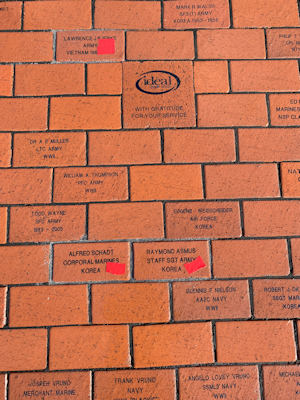 Nineteen new Memorial Pavers were installed Friday, Sept. 12 at Veterans Park in North St. Paul to remember our Military Veterans at the upcoming POW/MIA Remembrance Walk on Thursday, Sept. 25 at 6 p.m. from the VFW Post 1350 Club Home. Ceremonies begin at the Park at approximately 7 p.m. The ceremony will recognize these 19 Veterans’ pavers, their service and sacrifice with a choral performance by North High Chorus. We thank Metro Brick, LCI Landscapes, the Legion Post 39, VFW Post 1350 Honor Guards and the families who purchased these Memorial Pavers in 2024-2025.