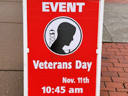 Veterans Day Ceremony, November 11, 2024