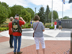 Wreaths Across America's Mobile Education Exhibit was at Veterans Park