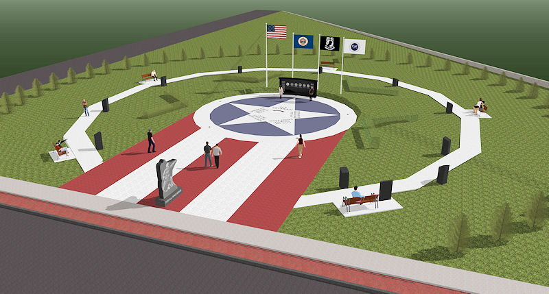 Header photos of Veterans Park